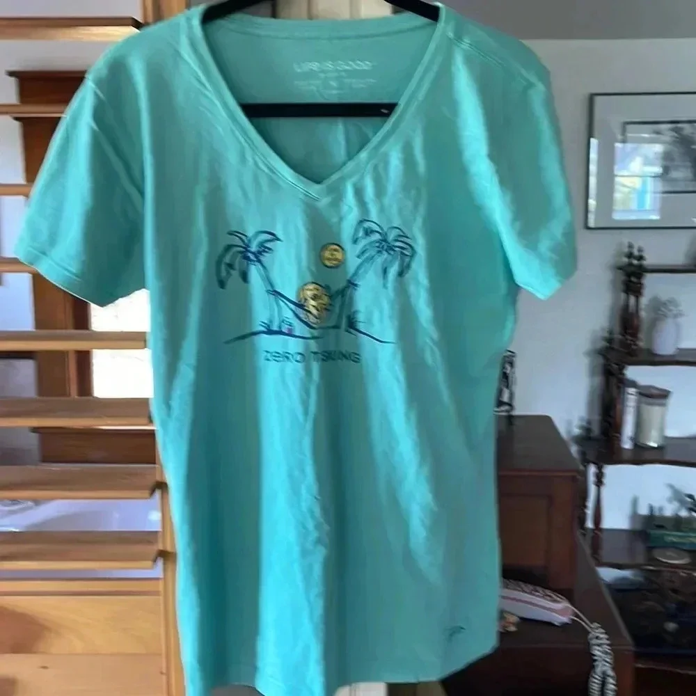 Life is Good Crusher t shirt size M - Picture 1 of 6